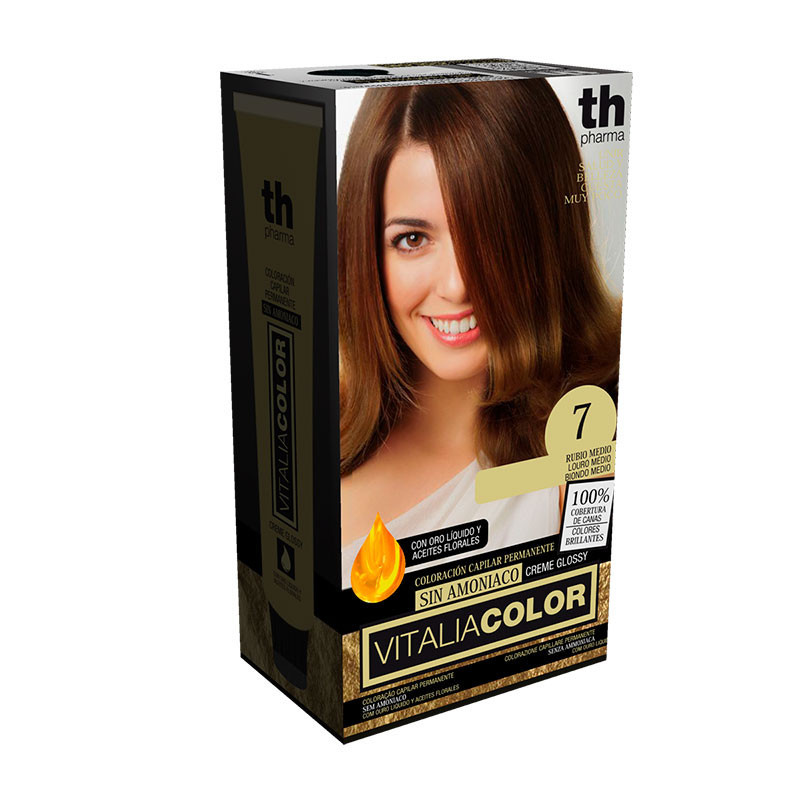 Th pharma vitalia color tinte sin amoniaco nº 7 rubio medio