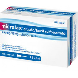 Micralax 4 microenemas 5 ml