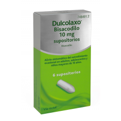 Dulcolaxo 10 mg 6 supositorios