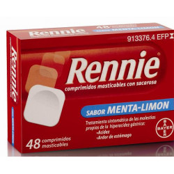 Rennie sabor menta-limón 48...