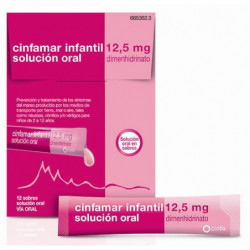 Cinfamar infantil 12.5 mg...