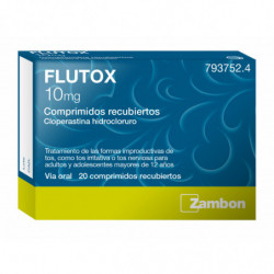 Flutox 10 mg 20 comprimidos