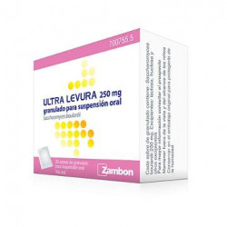 Ultra levura 250 mg 20 sobres
