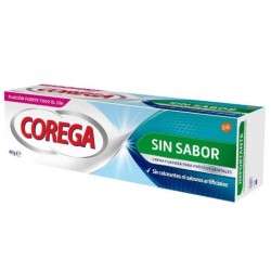 Corega sin sabor adhesivo...