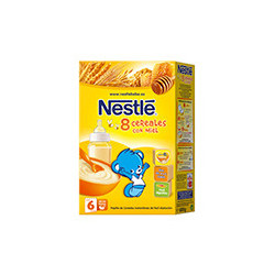 Nestlé 8 cereales con miel...